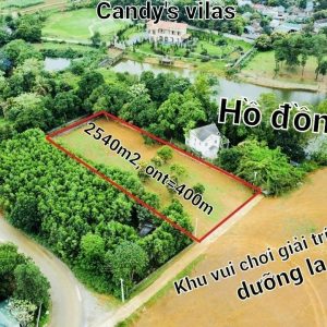 Bán lô Đất Nghỉ dưỡng Hồ Đồng Chanh–Lương Sơn–Hòa Bình, giá thỏa thuận